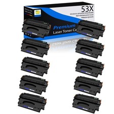 10PK Q7553X 53X Laser Toner Cartridge for HP LaserJet M2727nfs MFP M2727nf P2015 picture