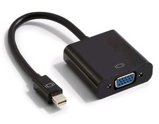 NXT Technologies Mini Display Port to VGA Adapter, 0.5 ft, Black, Connect Laptop picture