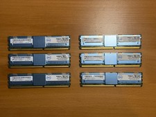 Lot of 6 - Micron MT72HTS1G72FZ-667H1D6 8GB PC2-5300F 667Mhz ECC RAM SNPM788DC picture