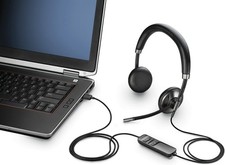 Plantronics Blackwire C725 Wired USB Headset Active Noise Canceling Binaural picture