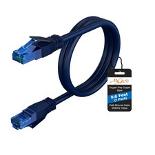 Mygatti Cat6 Ethernet Cable 0.6 FT, Snagless Short Cat 6 Patch 0.6FT, Blue picture
