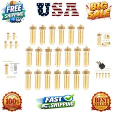 20PCS Barss Nozzles Kit for Kobra 3/Kobra S1 3D Printer 8PCS 0.4mm and 3PCS 0... picture