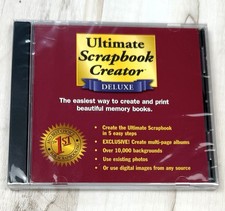 Ultimate Scrapbook Creator Deluxe Software for Windows 95/98 CD-Rom NIP NEW picture