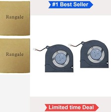 Laptop CPU GPU Cooling Fan 2 Pack 5V 4 Pin 3500 RPM Metal For A717 N17C1 picture