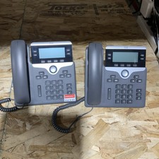 Lot Of 2 Cisco IP Phone CP-7841--K9  W/ Base included picture