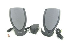 Harman Kardon HK206 Computer Speakers w/ AC Adapter picture