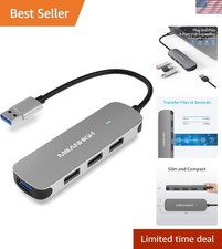 Elegant Aluminum USB Hub – 4 Ports with Ultra-Fast Data Transfer up to 5 Gbps picture