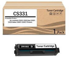 1Pack 20N10K0 Black Standard Yield Toner Cartridge Use for Lexmark CS331 CS331dw picture