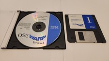 IBM OS/2 Warp Version 4 - Used, incomplete - Only CD and one floppy picture