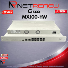 Cisco Meraki MX100-HW Cloud Managed Security Appliance   ** Unclaimed ** picture