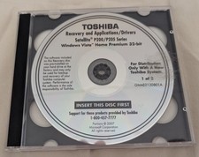Toshiba Recovery and Application Drivers, Satellite P200/P205 Series, Win Vista picture