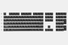 Drop Artifact Shield Keycap Set White on Black 108 Key Cherry PBT Sealed picture