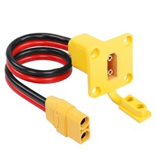 1ft 10AWG XT90 Male to Female Mount Panel Cable XT90 Male Plug with Mout Panel picture