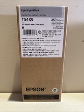 Epson T54X9 Light Light Black Ink Cartridge C13T54X900 350ml Genuine Exp 4/11/27 picture