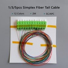 Wholes1/3/5pcs Fiber Optic Pigtail Cable 12-Core Single Mode SC/APC 2M FTTH picture