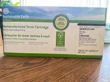 131A (CF210A) Black Toner Cartridge Staples Sustainable Earth  picture