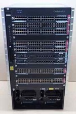 Cisco Catalyst WS-C6513 Switch Chassis + 7x WS-X6148A-GE-45AF 2x WS-SUP32-GE-3B picture