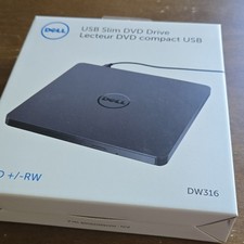 Dell DW316 Slim External USB DVD±RW/CD-RW Drive - Black SEALED NEW picture