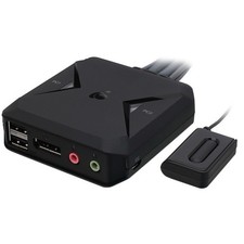 IOGEAR 2-Port USB DisplayPort Cable KVM Switch GCS52DP 4K - New in Box picture