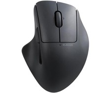 ELECOM SHELLPHA Mouse, 5-Button Tongue + Tilt, Medium, Black, M-SH30MBSKXBK picture