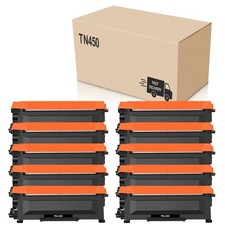 10PK TN450 Toner Black for Brother TN-450 TN420 HL-2280DW HL-2270DW MFC-7360N picture