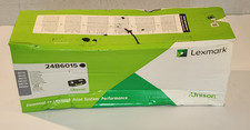 Lexmark 24B6015 Black Toner Cartridge M5155 Genuine New Sealed Damaged Box picture