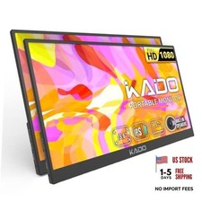 2-Pack Portable Monitor 15.6-Inch 1920x1080 USB-C HDMI IPS 2-Pack Dual Set picture
