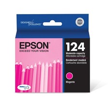Genuine Epson 124 Magenta Ink Cartridge picture