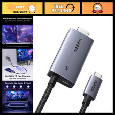 USB C to HDMI Cable 8K@60Hz, 140W PD Fast Charging, 6.6FT - High-Speed Adapter picture