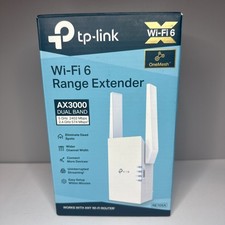 TP-Link AX3000 Dual Band Wi-Fi 6 Range Extender (RE705X) - White picture