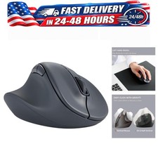 ELECOM Left Hand Ergonomic Wireless Mouse Bluetooth Silent 2000DPI 5 Buttons picture