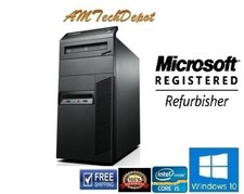 Lenovo ThinkCentre M90p Core i5 8GB 250GB HDD Tower w/Win10 Pro 64-Bit picture