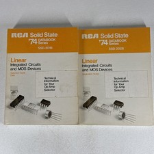LOT OF 2 RCA Solid State Linear Integrated Circuits MOS Devices 1974 201B 202B picture