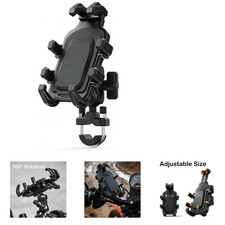 Motorcycle Phone Mount Holder with Vibration Dampener Heavy Duty Bike Handlebar picture