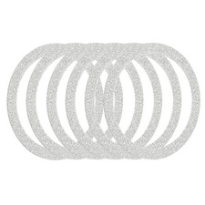 6Pcs Magnetic Adapter Ring, Magnetic Wireless Charger Conversion Kit, Silver picture