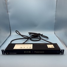 Eaton Powerware PW101BA1U001 1U Rack PDU 10 Outlet 120V 15A Server Power Strip picture