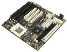 Motherboard SHUTTLE HOT-591P 3.x SOCKET 7 SDRAM + FPM/EDO DRAM PCI ISA AGP Baby-AT picture