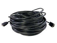 SVGA 100ft Video Cable 15-pin Male to Male VGA Cord PC Projector Monitor Display picture