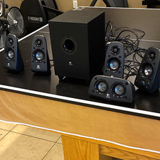 Logitech Z506 5.1 Channel Wired Surround Speaker System 3.5mm/RCA Black picture