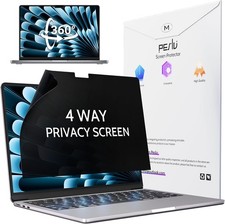 360° 4 Way Privacy Screen for Macbook Air 13.6 & 13 Inch (2022-2026, M2, M3) picture