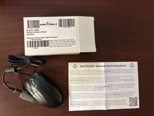 Seal Shield STM042 IP68 Waterproof Washable USB Mouse Black Open Box Unused picture