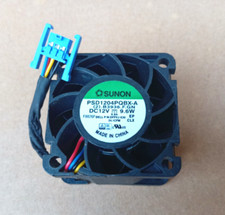 1pcs Sunon 4028 4cm PSD1204PQBX-A DC12V 9.6W 0.8A 4-pin ball bearing server fan picture