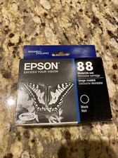 Genuine Epson 88 BK Black (T088120-S) Color Ink Cartridge picture