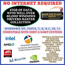 2026 WINDOWS OFFLINE DRIVERS AUTOMATIC INSTALLER USB / VISTA, XP, 7, 8,8.1,10,11 picture