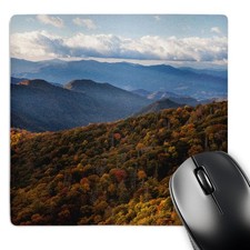 3dRose Tennessee Fall Foliage Mouse Pad - Smoky Mountains National Park 8x8 picture
