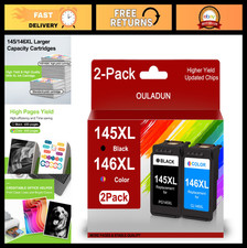 High Yield Ink Cartridges Combo Pack for Canon 145XL 146XL - 1 Black, 1 Color picture