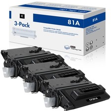 3PK CF281A BK Toner Cartridge fits for HP LaserJet MFP M630H M630Z MFP M630DN picture