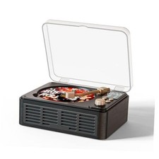 Retro CD Player with Bluetooth, Desktop CD Players for Home, Built-in Black picture