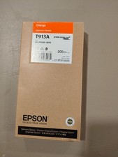 EPSON T913A Orange Genuine HDX Ink 200ml EXP November 2020 picture