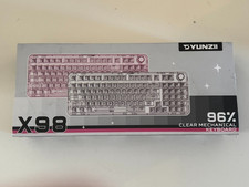 YUNZII X98 Clear 98-Key Wireless Mechanical Keyboard Built-In Battery English picture